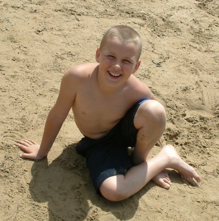 Kevin on Watergate bay beach summer 2003 Kevin on Watergate bay beach summer 2003